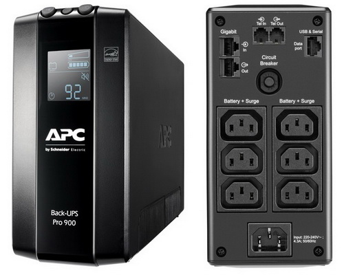[BR900MI] APC Back-UPS Pro Line interactive 900VA/540W, Tower, 230V