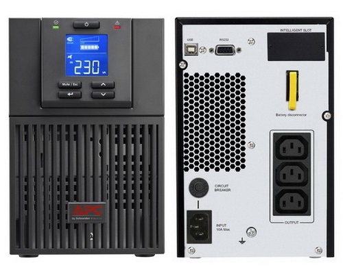 [SRV1KI-E] APC Easy UPS On-Line, 1000VA/800W, Tower, 230V, 3x IEC C13 outlets