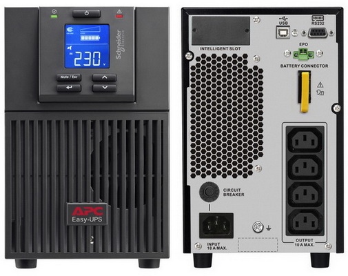 [SRV2KI-E] APC Easy UPS On-Line, 2000VA/1800W, Tower, 230V, 4x IEC C13 outlets