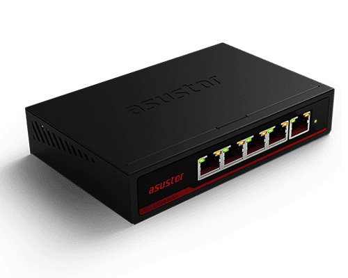 ASUSTOR ASW205T 2.5Gbe 5-Port Unmanaged Switch