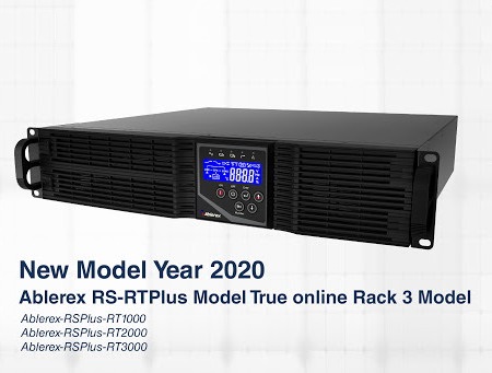 Ablerex RSPlus-RT3000 3000VA/2700W On-Line Double Conversion Rack UPS