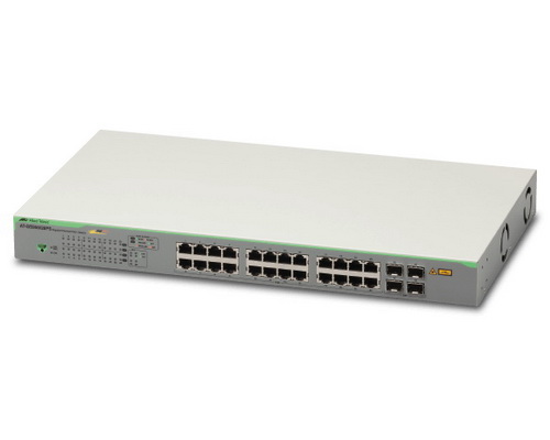 [AT-GS950/28PS] Allied Telesis 24 Gigabit + 4 SFP PoE+ WebSmart Gigabit Ethernet Switch