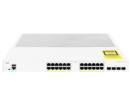 [C1000-24P-4G-L] Cisco Catalyst 1000 24-port GE, PoE, 4x1G SFP Switch
