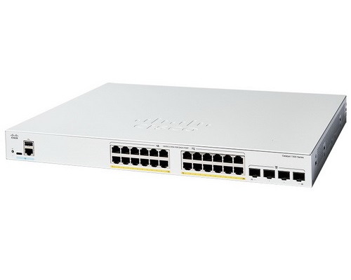 [C1300-24FP-4G] Cisco Catalyst 1300 24-port GE, Full PoE, 4x1G SFP Switch