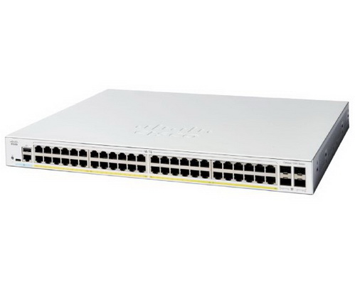 [C1300-48FP-4G] Cisco Catalyst 1300 48-port GE, Full PoE, 4x1G SFP Switch