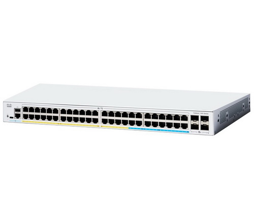 [C1300-48P-4X] Cisco Catalyst 1300 48-port GE, PoE, 4x10G SFP+ PoE+ Switch