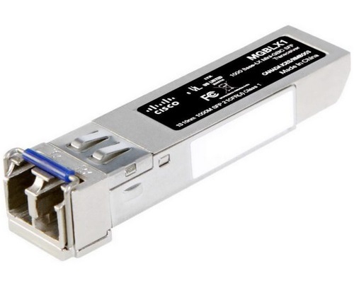 [MGBLX1] Cisco 1000BASE-LX SFP transceiver for single-mode fiber, 1310 nm wavelength, supports up to 10 km