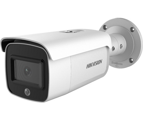 Hikvision DS-2CD2T46G1-4I/SL 4 MP AcuSense Strobe Light and Audible Warning Fixed Bullet Network Camera