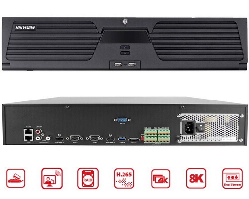Hikvision DS-9632NI-M8 4K NVR 32 Channels / 8 HDDs Supports RAID