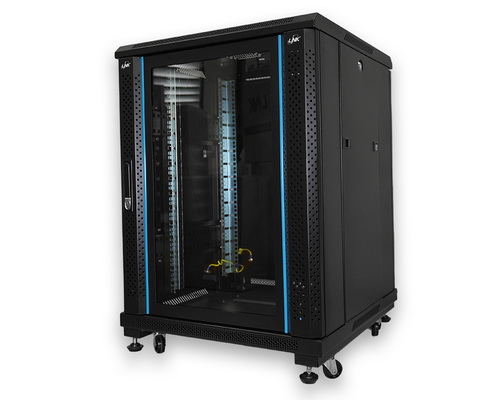 [LINK Rack 15U CH-60815GS] LINK Tempered Glass Rack Cabinet 60 x 80 x 88 cm.