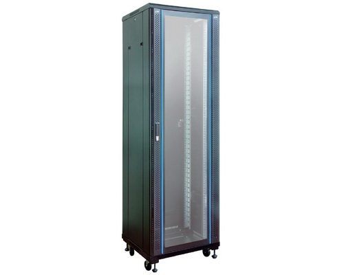 [LINK Rack 42U CH-81142GW] LINK Tempered Glass-Wave Rack Cabinet 80 x 110 x 207 cm.