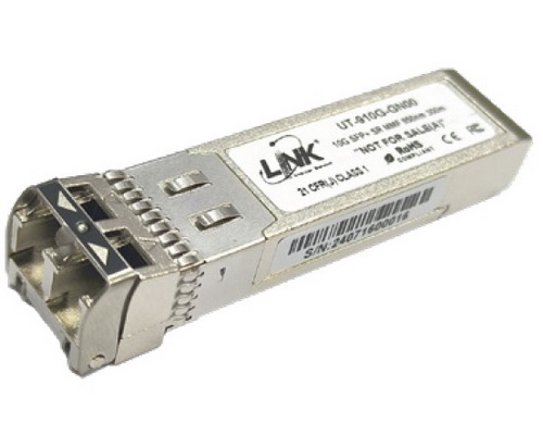 [UT-910G-LC00] Link 10G SFP+ Transceiver SR MMF 850nm (Cisco Compatible) 300 m.