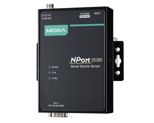 Moxa NPort 5150A 1-port RS-232/422/485 Serial Device Server with surge protection