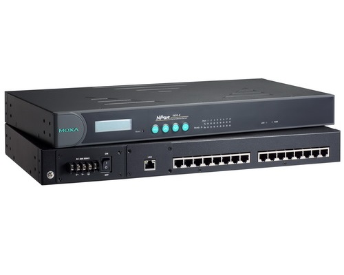 Moxa NPort 5650-16 16-port RS-232/422/485 Rackmount Serial Device Server