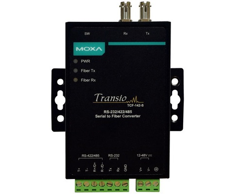 Moxa TCF-142-S-ST RS-232/422/485 to fiber converter (ST Single-mode)