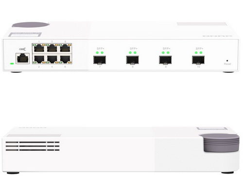 QNAP QSW-M2106-4S 6-port 2.5 Gigabit + 4-Port 10GbE SFP+ Web Managed Switch