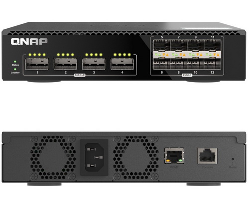 QNAP QSW-M7308R-4X 8x25GbE SFP28 + 4x100GbE QSFP28 L3 Managed Switch