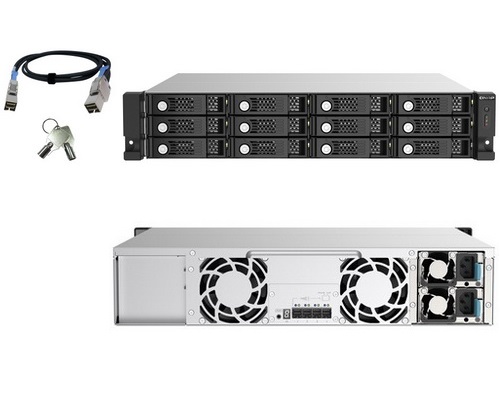 QNAP TL-R1220Sep-RP 12-Bay Rackmount SAS Storage Expansion