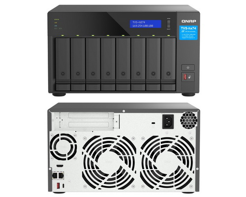 QNAP TVS-h874X-i9-64G 8-Bay ZFS-based NAS with Intel Core i9 Processor