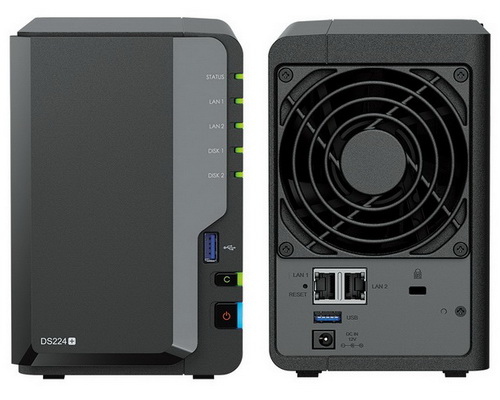 Synology DiskStation DS224+ 2-Bay Compact NAS