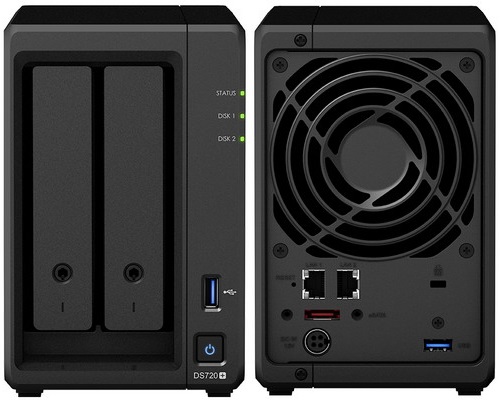 Synology DiskStation DS720+ 2-Bay (up to 7) NAS with SSD cache acceleration