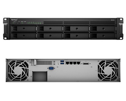 Synology RackStation RS1221RP+ 8-Bay Rackmount NAS with Redundant Power Supply