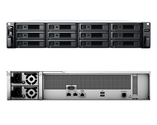 Synology RackStation RS2423RP+ 12-Bay Rackmount NAS with redundant power supply