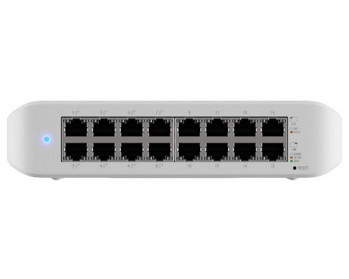 [USW-Lite-16-POE] Ubiquiti Lite 8 PoE+ (16x1GbE) 45W Layer 2 Switch