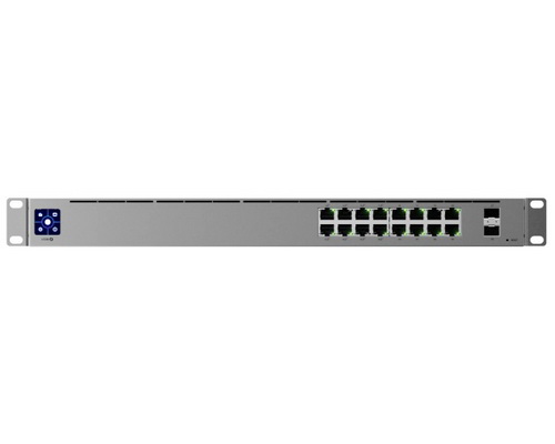 [USW-16-POE] Ubiquiti Standard 8 PoE+ (16x1GbE,2x1G SFP) 42W Layer 2 Switch