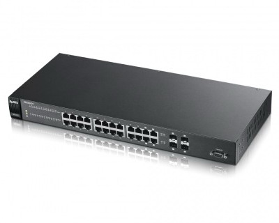 ZyXEL GS1910-24 Gigabit Smart Managed Switch 20-Port 10/100/1000Mbps + 4 Dual-personality Ports